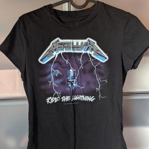 Rock T-Shirt Metallica Ride the Lighting